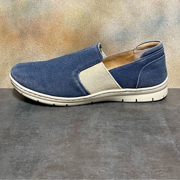 B.O.C. Seaham Blue Women's Flexible Slip On Comfort Sneakers Size 9M - Picture 11 of 15